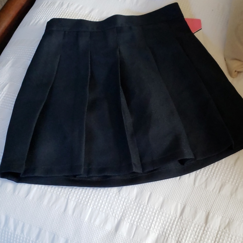 Girl's Navy blue School Uniform Skirts